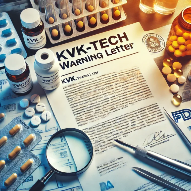 KVK-Tech Warning Letter