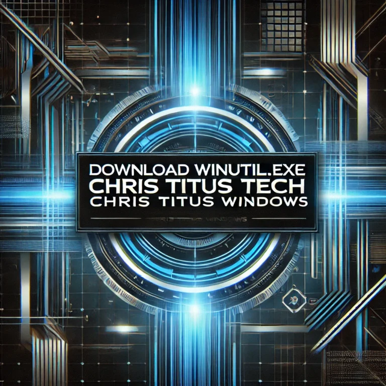 Download winutil.exe Chris Titus Tech Windows